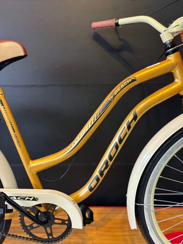 Bicicleta a26 oroch vbreak beach dourada/preto