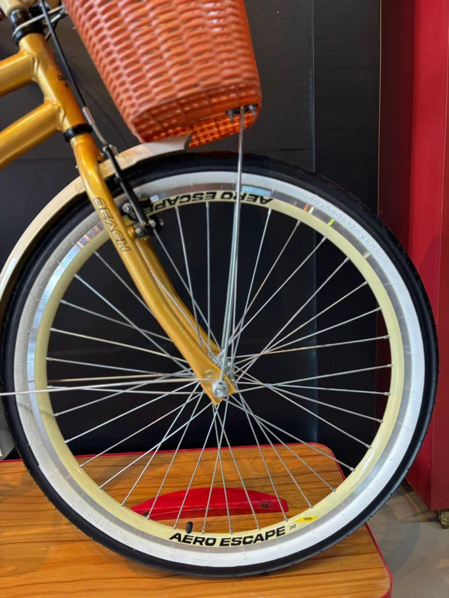 Bicicleta a26 oroch vbreak beach dourada/preto