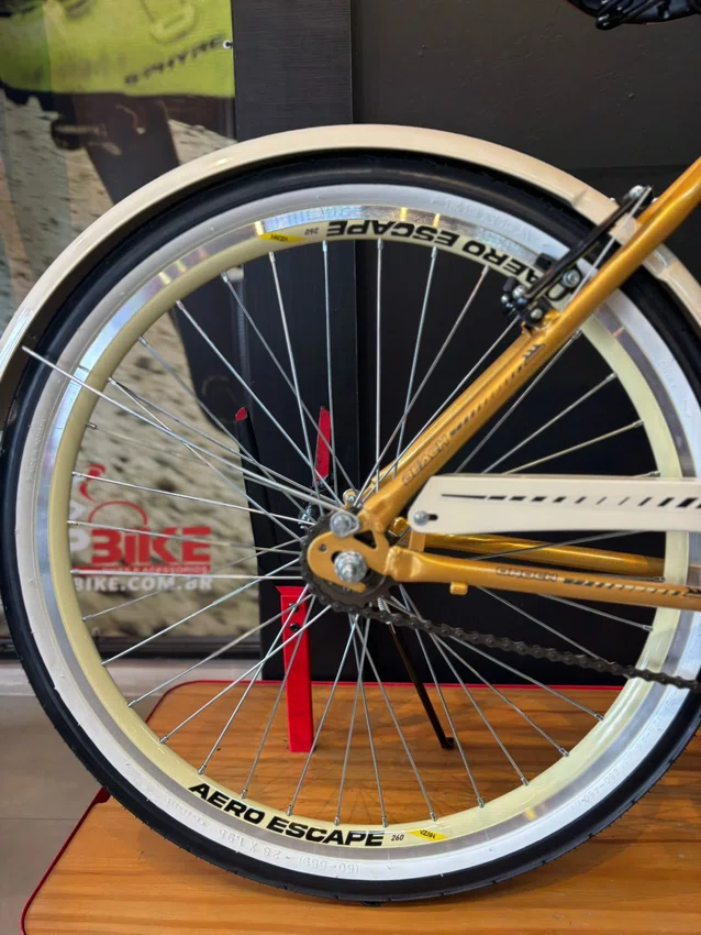 Bicicleta a26 oroch vbreak beach dourada/preto