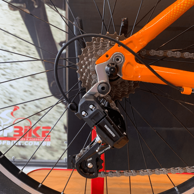 Bicicleta Soul Flow Aro 26 Shimano 21v 2023 Laranja