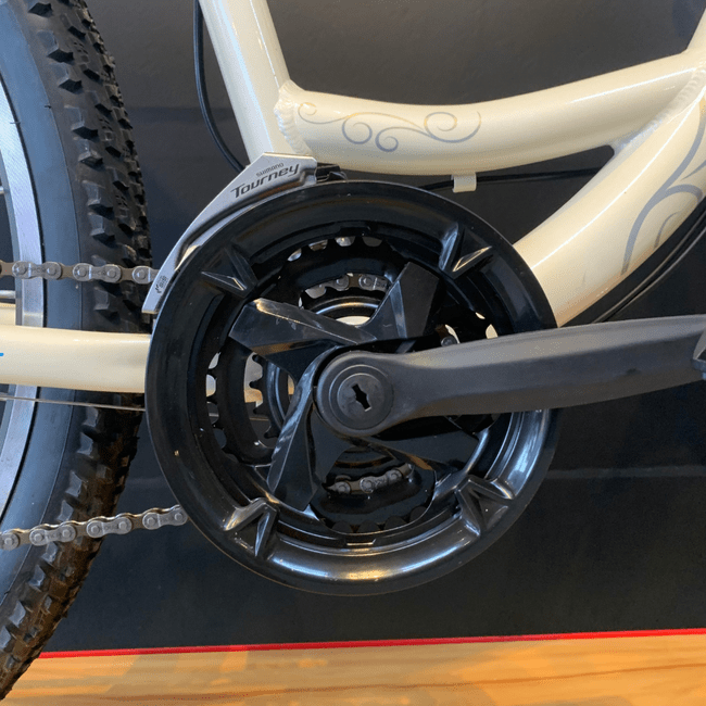 Bicicleta Soul Flow Aro 26 Shimano 21v 2023 Marfim e Cinza e Azul