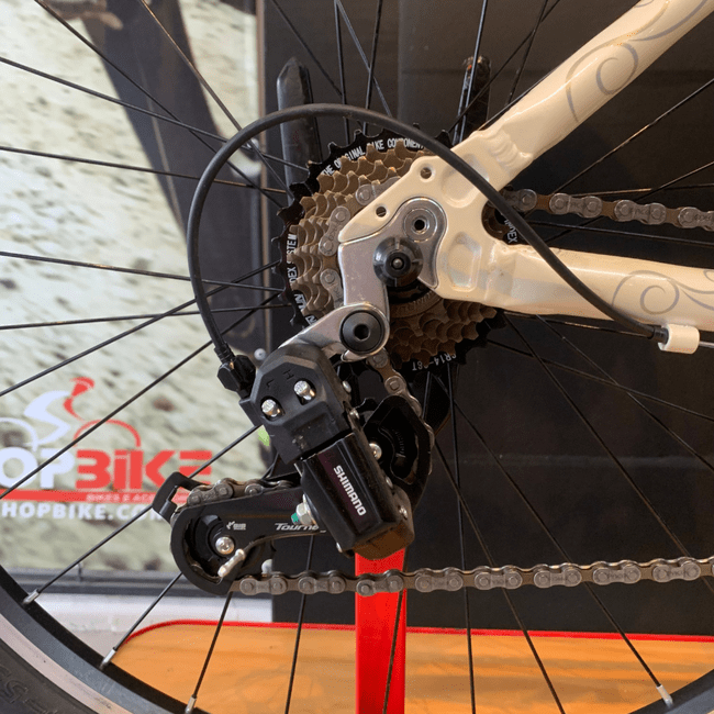 Bicicleta Soul Flow Aro 26 Shimano 21v 2023 Marfim e Cinza e Azul