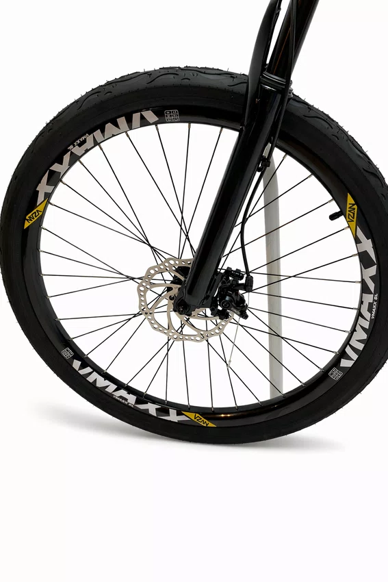 Bicicleta Viking Tuff 25 Aro 26 Shimano Tourney 21v Roxa, Verde e Amarelo
