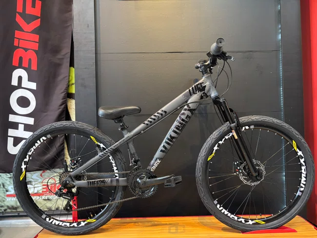 Bicicleta A26 Viking-x Tuff25 Roda Livre Barulhenta Freio Mecanico Grafite/Preto