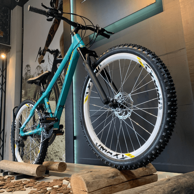 Bicicleta VikingX Tuff 30 Tourney 21v Aro 26 Azul e Verde e Branco
