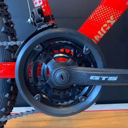 Bicicleta Vikingx Tuff 30 Aro 26 Tourney TZ 21v Vermelho