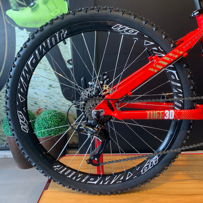 Bicicleta Vikingx Tuff 30 Aro 26 Tourney TZ 21v Vermelho