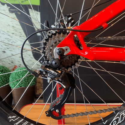 Bicicleta Vikingx Tuff 30 Aro 26 Tourney TZ 21v Vermelho