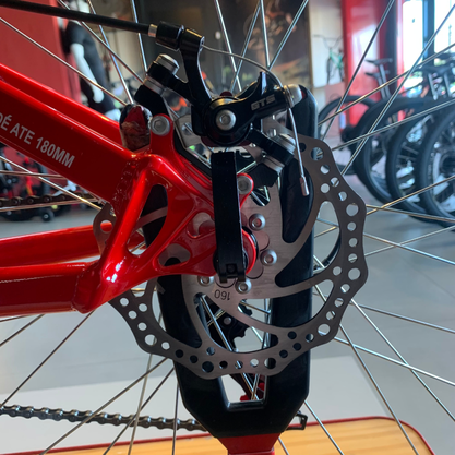 Bicicleta Vikingx Tuff 30 Aro 26 Tourney TZ 21v Vermelho