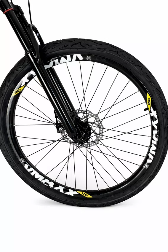 Bicicleta VikingX Tuff 44 Aro 26 Shimano 21v Rosa, Preto e Branco