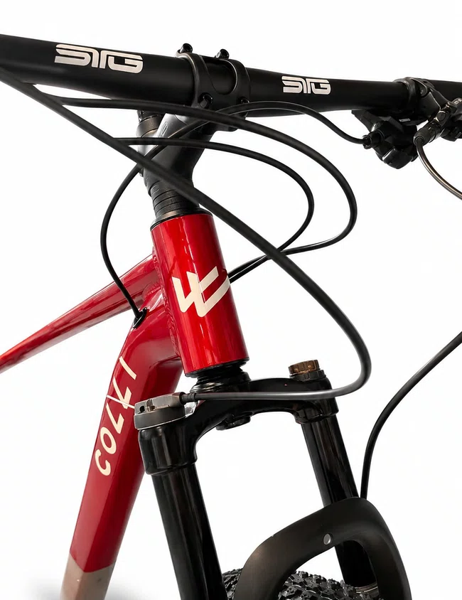 Bicicleta a29 colli hills g2 shimano acera 16v vermelho/prata/preto