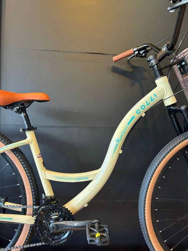 Bicicleta a29 colli monique shimano 21v bege (retro)