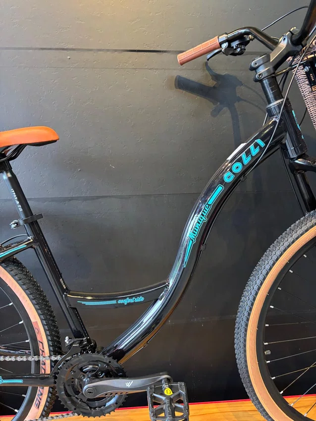 Bicicleta a29 colli munique shimano 21v preto brilhante