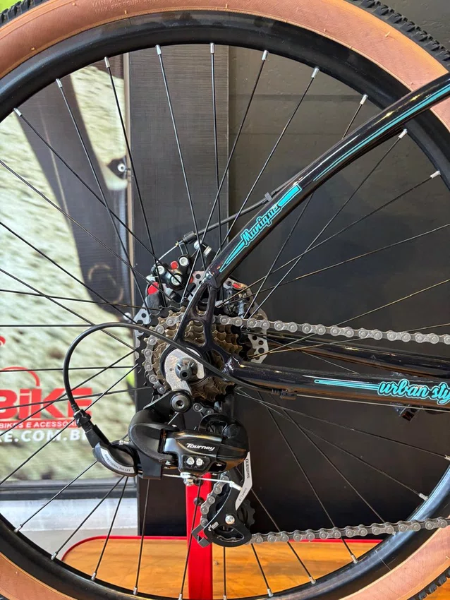 Bicicleta a29 colli munique shimano 21v preto brilhante