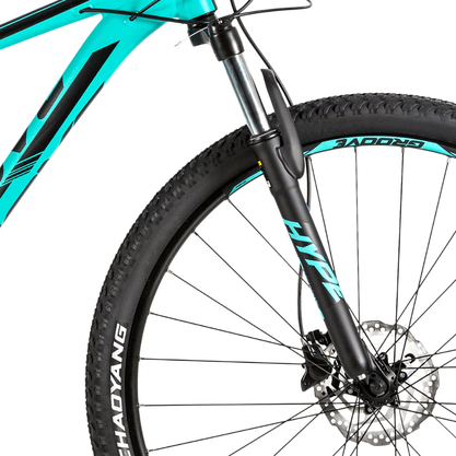 Bicicleta Groove Hype 50 Aro 29 Tourney 24v 2023 Verde Claro e Preto