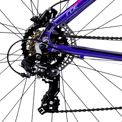 Bicicleta Groove Indie 30 Aro 29 Tourney 21v 2023 Violeta e Pink e Cinza