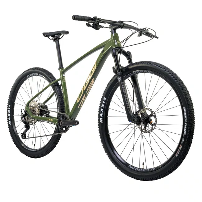 Bicicleta Oggi 7.3 Aro 29 Deore 12v 2026 Verde e Cinza