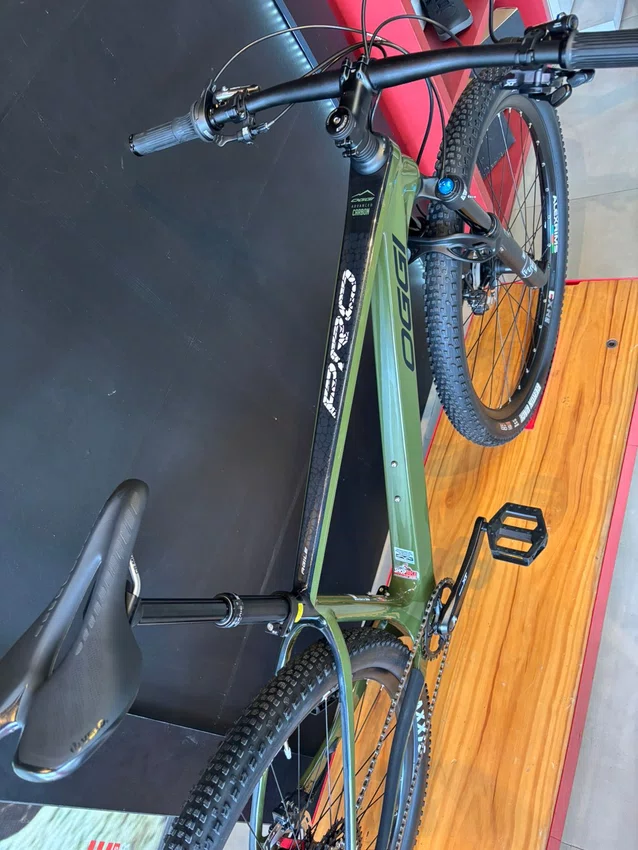 Bicicleta A29 Oggi Agile Pro XT 12V 2024 Verde/Preto