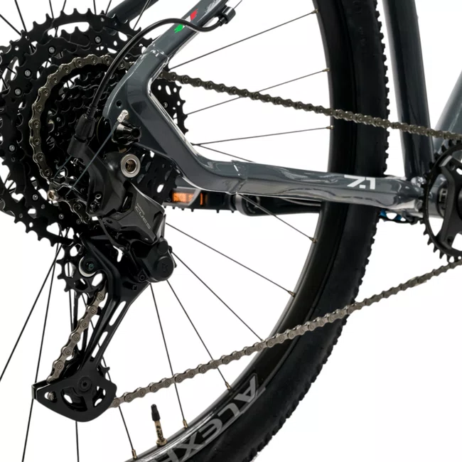 Bicicleta Oggi Big Wheel 7.1 Aro 29 Cues 10v 2026 Grafite, Verde e Amarelo