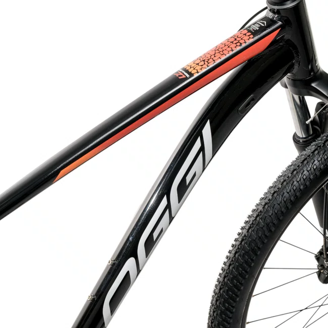 Bicicleta Oggi Big Wheel 7.1 Aro 29 Cues 10v 2026 Preto, Laranja e Cinza