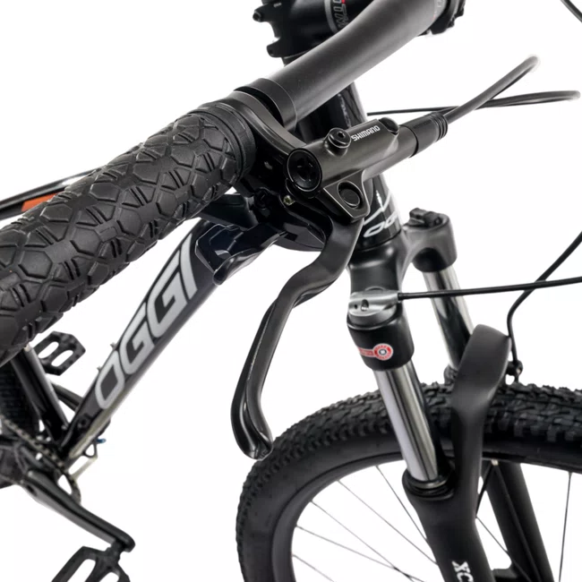 Bicicleta Oggi Big Wheel 7.1 Aro 29 Cues 10v 2026 Preto, Laranja e Cinza
