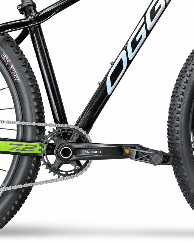 Bicicleta A29 Oggi Big Wheel 7.2 Deore 12v Preto/Verde/Cinza