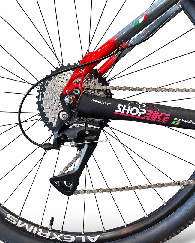 Bicicleta A29 Oggi Big Wheel 8.0 8V Cinza/Vermelho