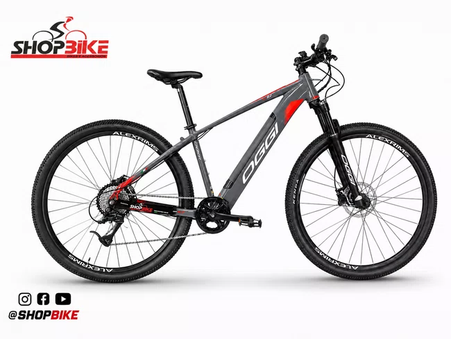 Bicicleta A29 Oggi Big Wheel 8.0 8V Cinza/Vermelho