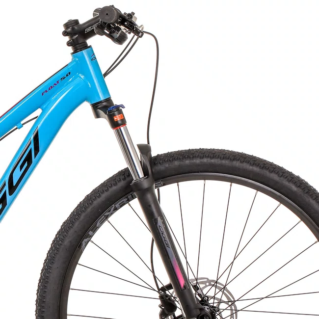 Bicicleta Oggi Float 5.0 Aro 29 EssA 8v 2026 Azul, Preto e Rosa