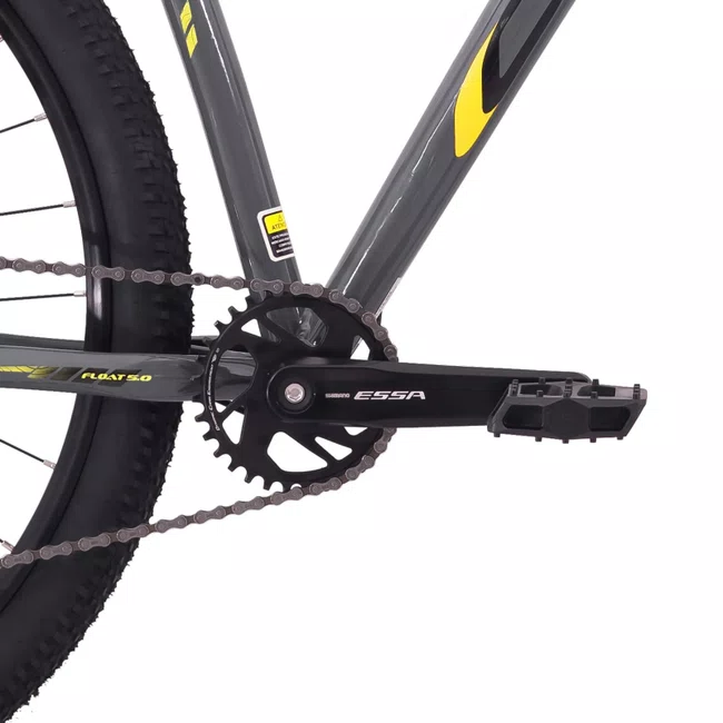 Bicicleta Float Essa 5.0 A29 Shimano 8v Grafite/Preto/S-Lime