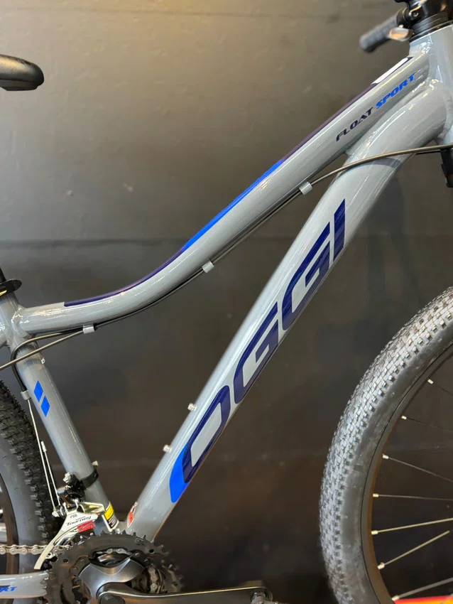 Bicicleta a29 oggi float sport 2025 shimano tourney 21v grafite/azul