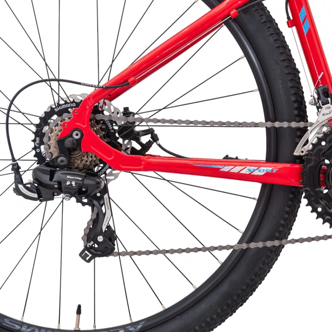 Bicicleta Oggi float Sport Aro29 Tourney 21v Vermelho, Branco e Azul