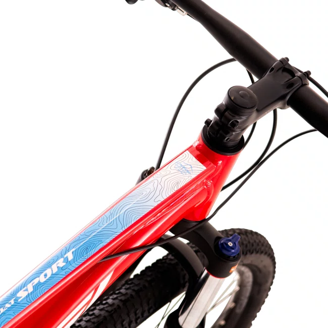 Bicicleta Oggi float Sport Aro29 Tourney 21v Vermelho, Branco e Azul