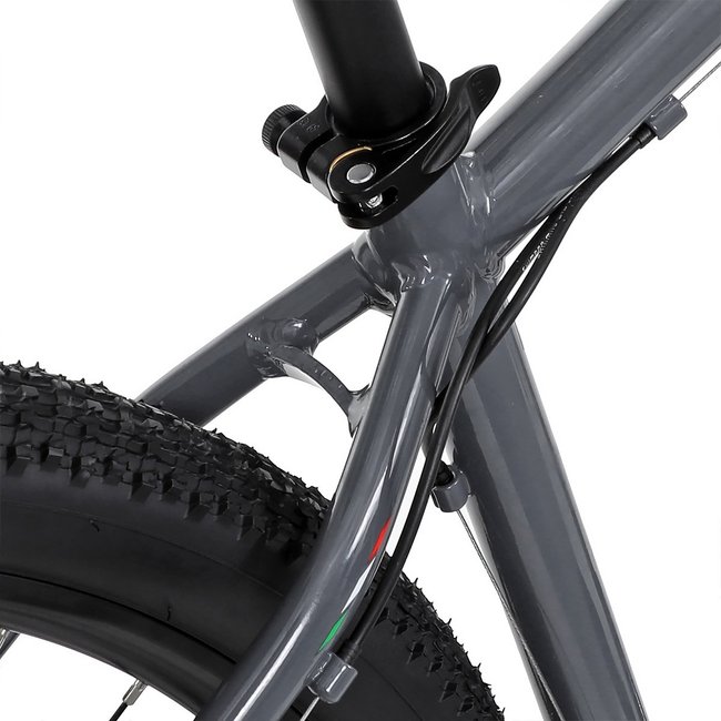 Bicicleta Oggi Hacker Sport Aro 29 Tourney 21v 2024 Grafite e Verde e Preto