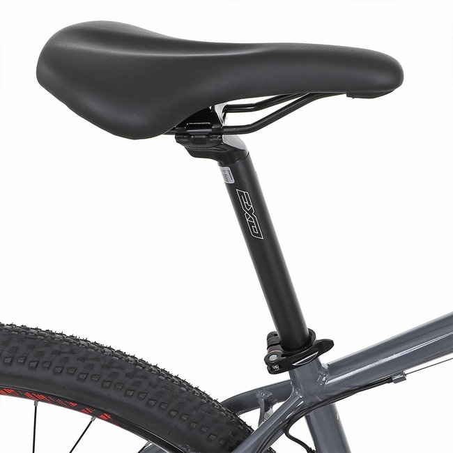 Bicicleta Oggi Hacker Sport Aro 29 Tourney 21v 2024 Grafite e Vermelho e Preto
