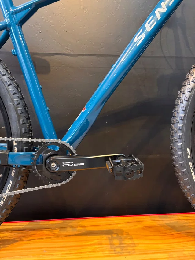 Bicicleta A29 Sense React comp Shimano Cues 11V Aqua/Prata
