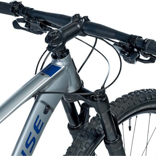 Bicicleta Sense React Pro Aro 29 Cues 9v Prata e Azulㅤㅤ