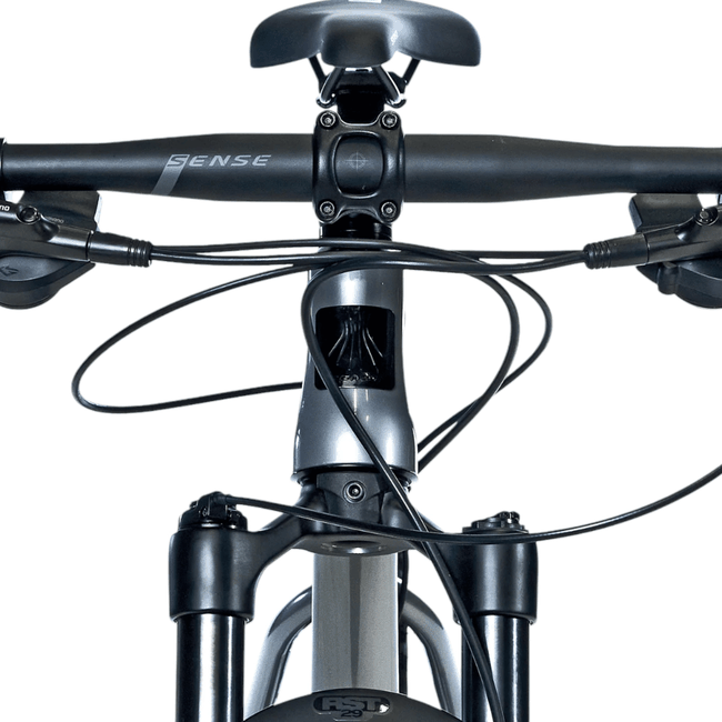 Bicicleta Sense React Pro Aro 29 Cues 9v Prata e Azulㅤㅤ