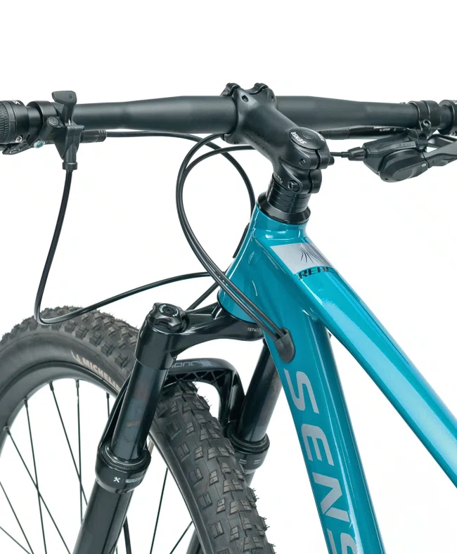 Bicicleta A29 Sense React comp Shimano Cues 11V Aqua/Prata