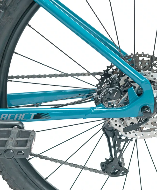 Bicicleta A29 Sense React comp Shimano Cues 11V Aqua/Prata