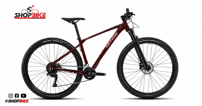 Bicicleta a29 sense react pro shimano cues 18v vermelho/laranja