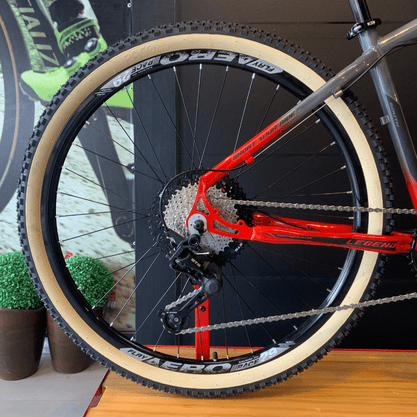 Bicicleta South Legend Aro 29 GTS 12v Grafite e Vermelho