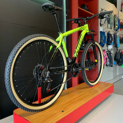 Bicicleta South Legend Aro 29 Tourney 21v Amarelo Neon e Preto