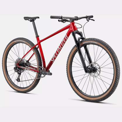Bicicleta Specialized Chisel HT Comp Aro 29 NX 12v 2022 Vermelho e Prata