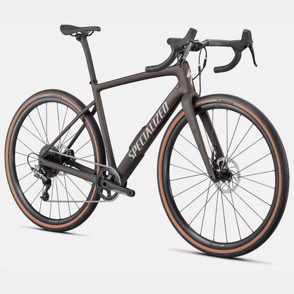 Bicicleta Specialized Diverge Comp Carbon Aro 700 Rival 1 11v 2022 Cinza Escuro e Branco