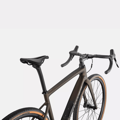 Bicicleta Specialized Diverge Comp Carbon Aro 700 Rival 1 11v 2022 Cinza Escuro e Branco