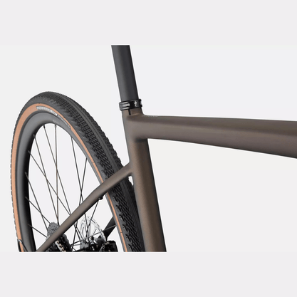 Bicicleta Specialized Diverge Comp Carbon Aro 700 Rival 1 11v 2022 Cinza Escuro e Branco