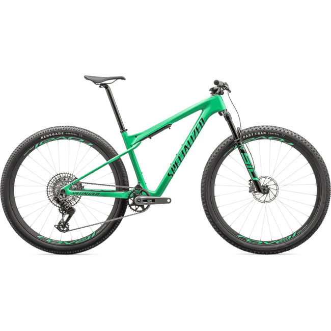 Bicicleta Specialized Epic World Cup Expert Aro 29 SRAM GX 12v Verde e Preto