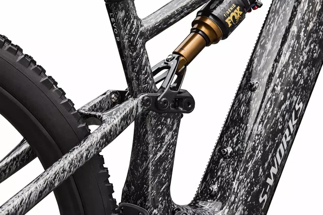 Bicicleta a29 specialized s-works turbo levo r sram xx eagle axs 12v s2 ( 95226-0502) sombra brilhante prateada com salpicos sobre carbono / po prata