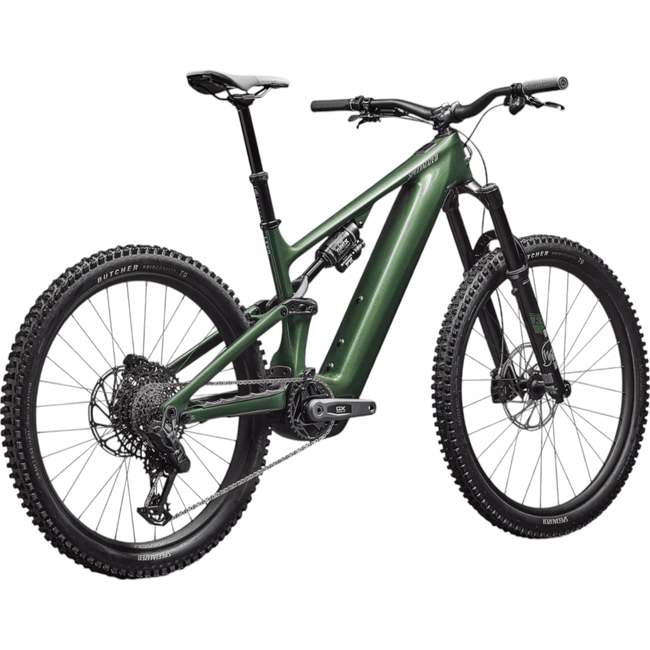Bicicleta Specialized Turbo Levo 4 Expert Aro 29 Sram GX 12V Verde Metálico e Branca